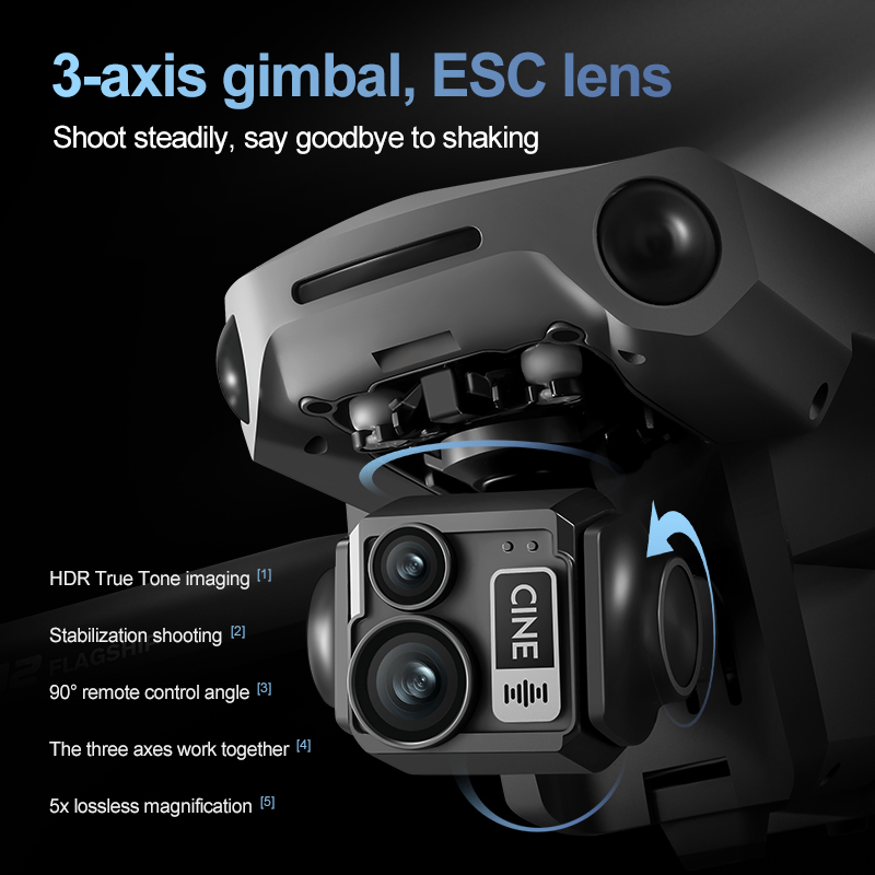 8K 3 Axis Gimbal Brushless 7.2 – обзор и цена Drone Camera With Gimbal