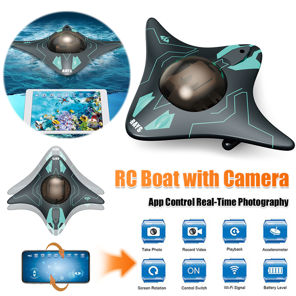 RC Boat with Camera App Contro – обзор и цена Drone Camera Waterproof
