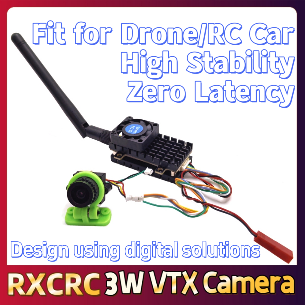 RXCRC 5.8G 3W Video VTX transm – обзор и цена Drone Camera Lens