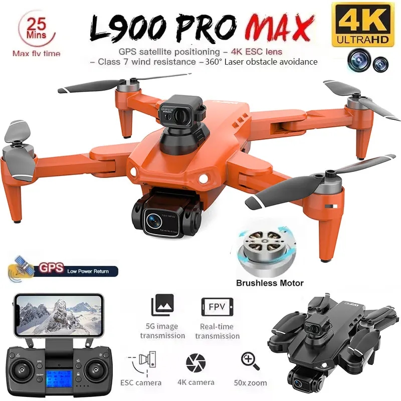 L900 Pro MAX GPS Drone 4K Prof – обзор и цена Drone Camera Professional