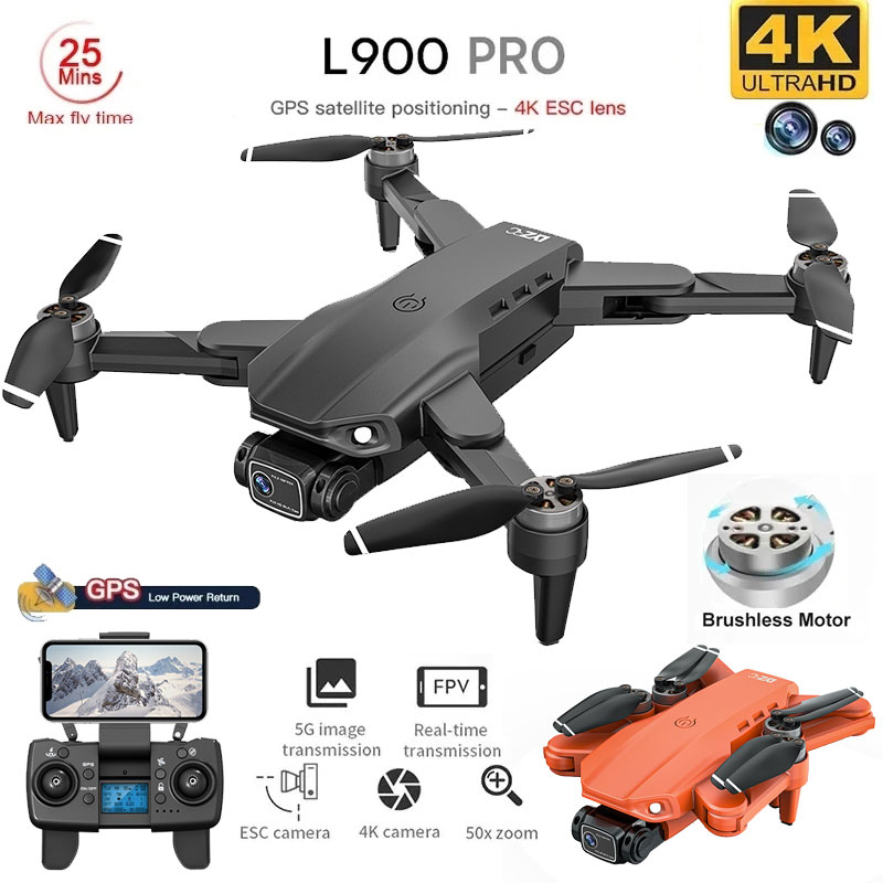 L900 Pro GPS Drone 4K Professi – обзор и цена Drone Camera Professional