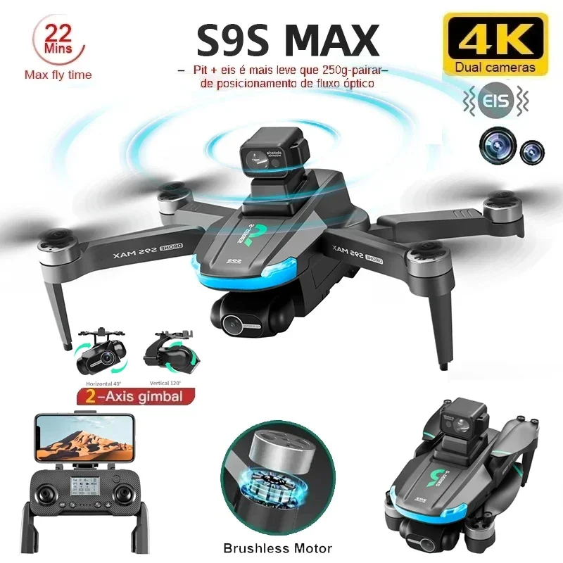 NEW S9S MAX MINI Drone 4K 2-Ax – обзор и цена Drone Camera 4K