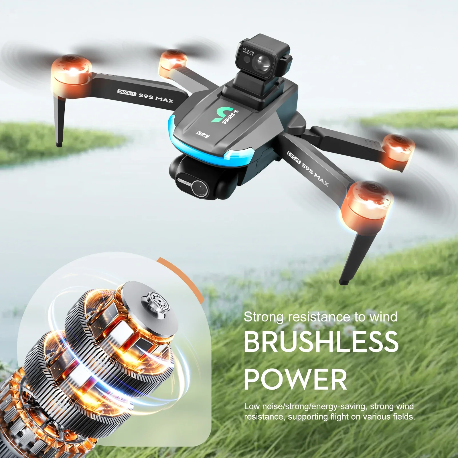 NEW S9S MAX MINI Drone 4K 2-Ax – обзор и цена Drone Camera 4K