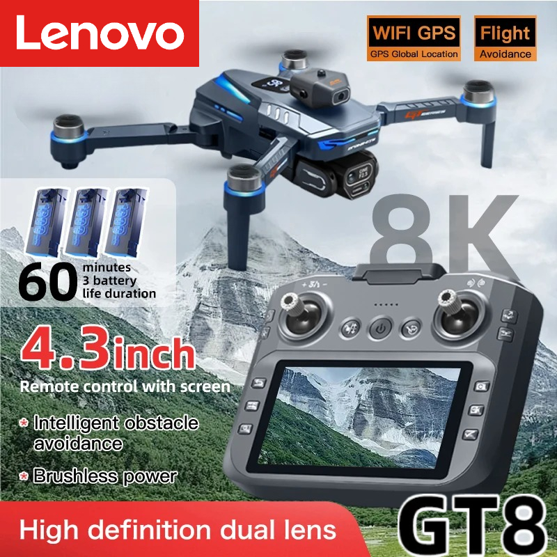 Lenovo GT8 Drone 8K Profession – обзор и цена Drone Camera Thermal