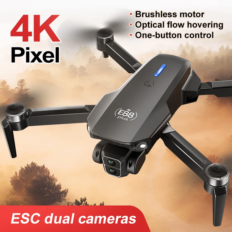 New E88 Plus Quadcopter Drone: – обзор и цена Drone Camera Hd