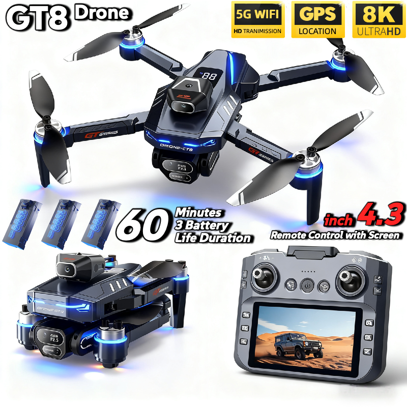 For Genuine GT8 Drone 4K Profe – обзор и цена Drone Camera Thermal