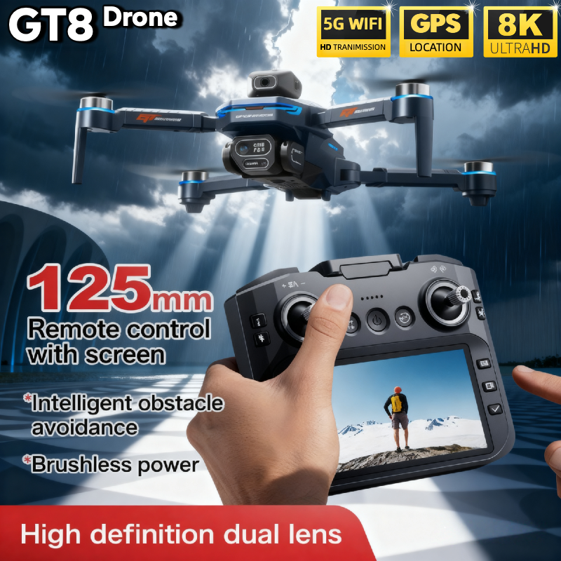 For Genuine GT8 Drone 4K Profe – обзор и цена Drone Camera Thermal