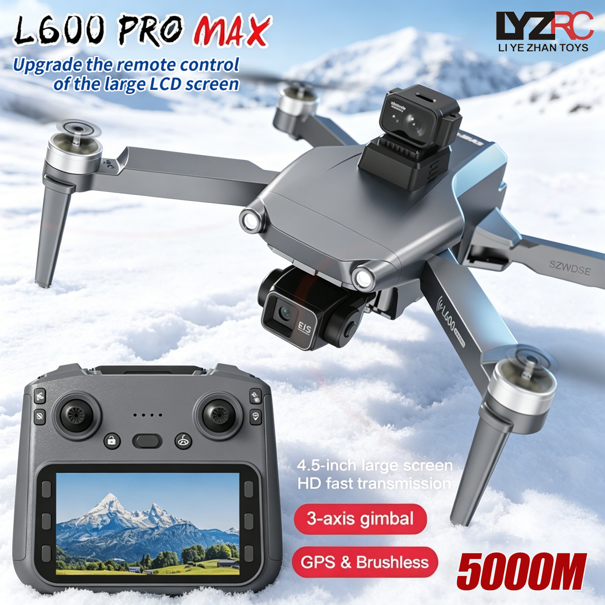 L600 MAX GPS Drone Professiona – обзор и цена Drone Camera Professional