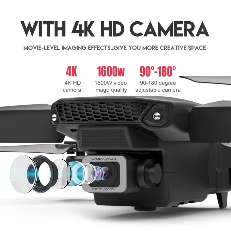 E88 ProIntelligent Folding Dro – обзор и цена Drone Camera Mount