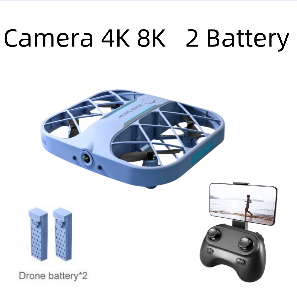 JJRC H107 FPV RC Drone with 2  – обзор и цена Drone Camera 4K