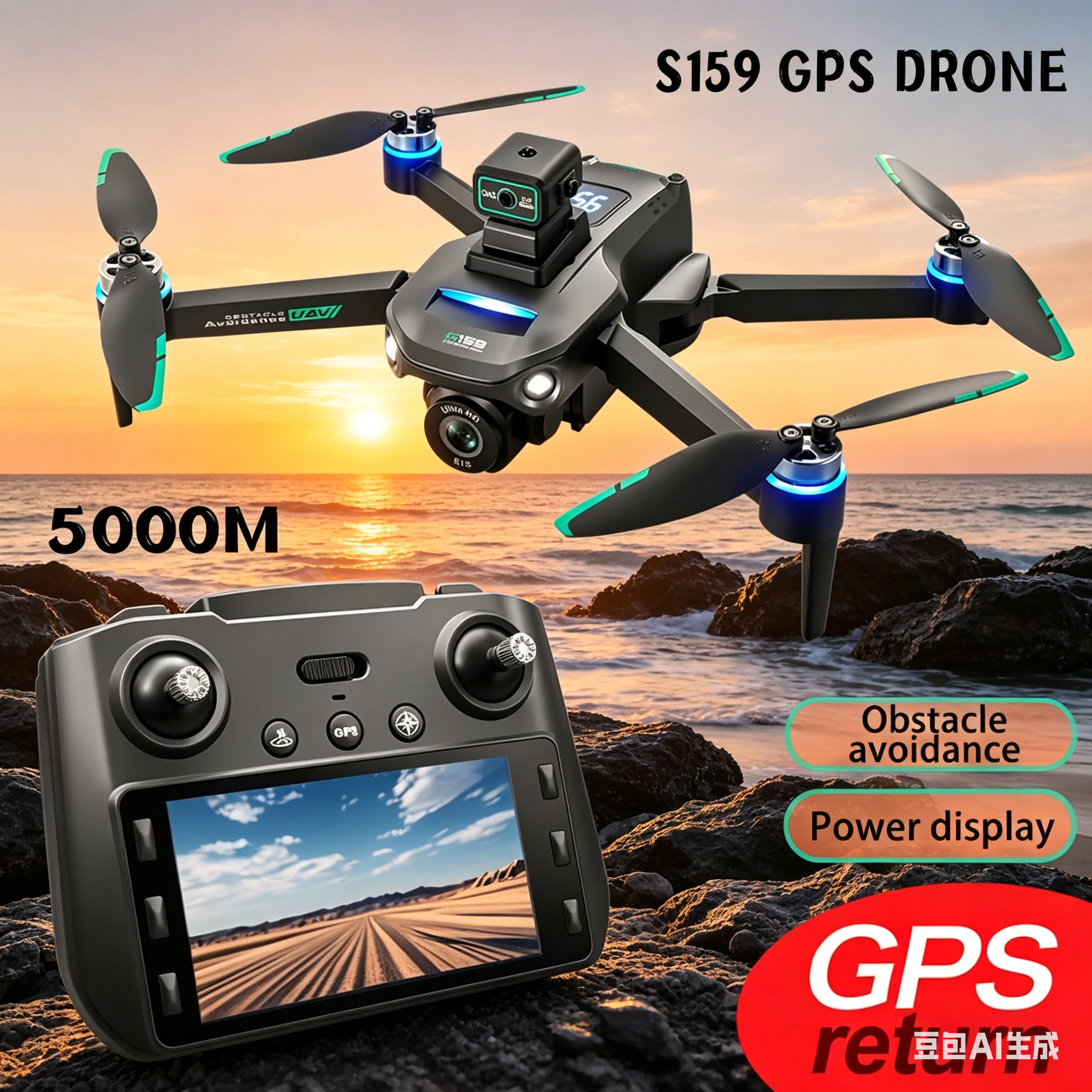 S159 GPS Drone 4K Profesional  – обзор и цена Drone Camera Mount