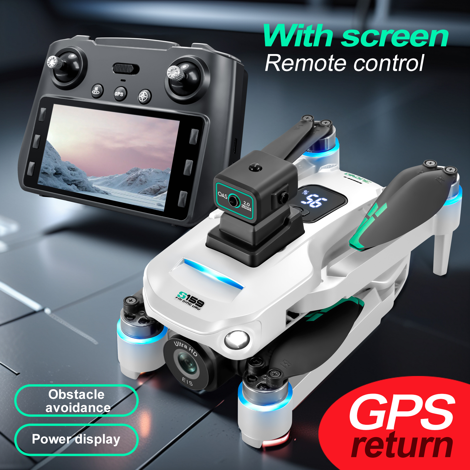 S159 GPS Drone 4K Profesional  – обзор и цена Drone Camera Mount