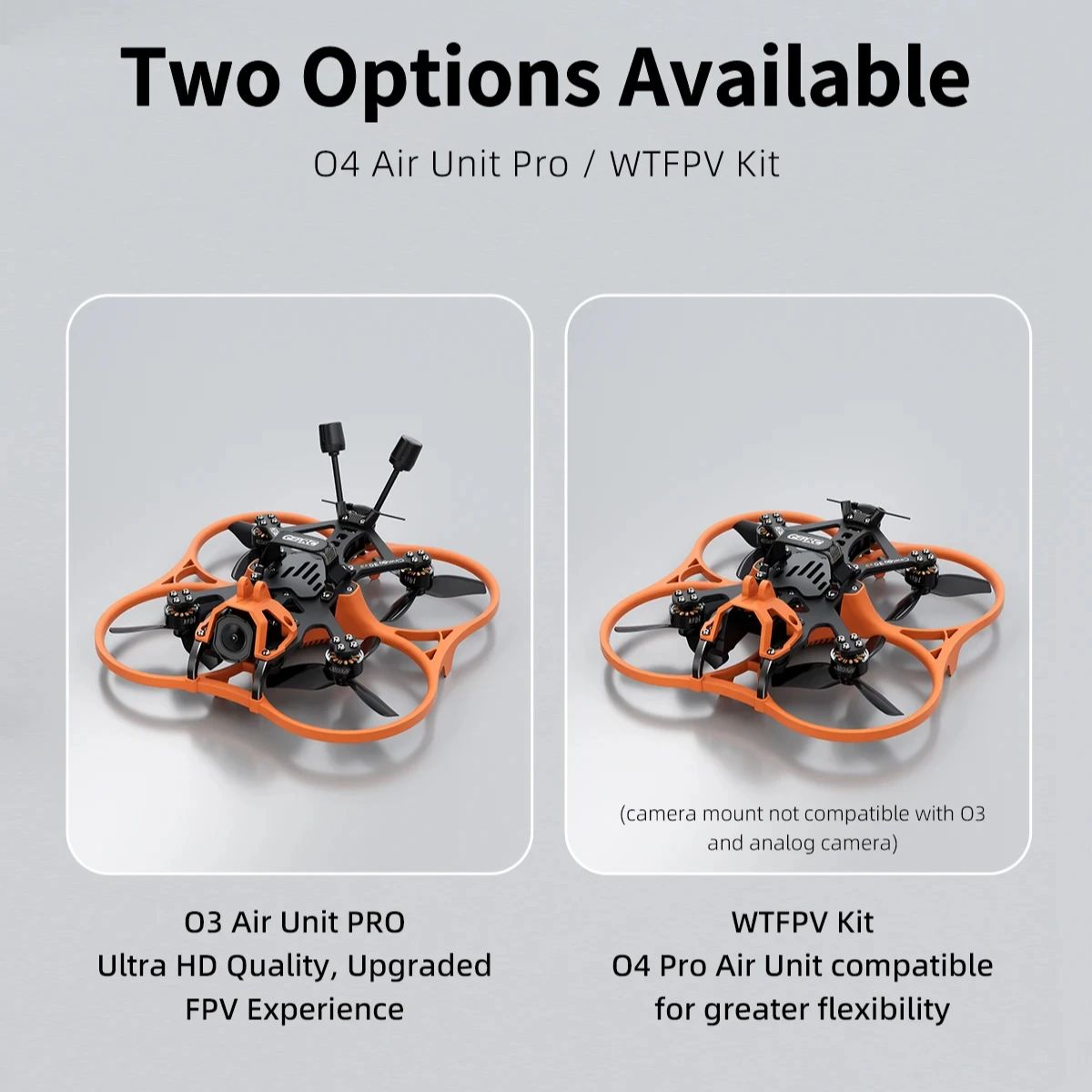 GEPRC Cinelog30 V3 FPV Quadcop – обзор и цена Drone Camera Mount
